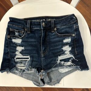 American Eagle Jean shorts, size 0
